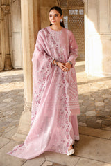 LAVENDER MIST-3PC EMBROIDERED LAWN SUIT