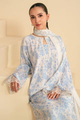 FROSTED FLORA-2PC (SHIRT & DUPATTA)