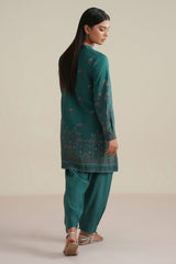 LUNAR FLORE -2PC LINEN PRINTED SUIT