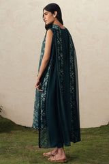 EMERALD TEAL-3PC (SHIRT, TROUSER & DUPATTA)