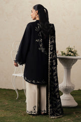 EBONY LACE-3PC (SHIRT, TROUSER & DUPATTA)