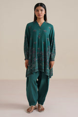 LUNAR FLORE -2PC LINEN PRINTED SUIT