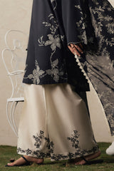 EBONY LACE-3PC (SHIRT, TROUSER & DUPATTA)