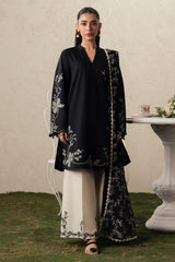 EBONY LACE-3PC (SHIRT, TROUSER & DUPATTA)