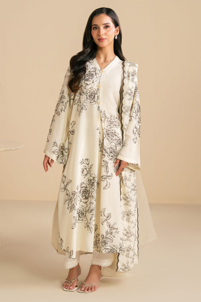 VINTAGE ESCAPE-2PC (SHIRT & DUPATTA)