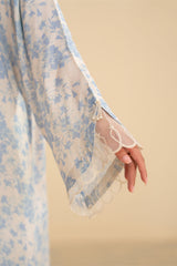 FROSTED FLORA-2PC (SHIRT & DUPATTA)