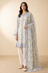 FLORAL OPULENCE-3 PIECE PRINTED LAWN SUIT