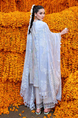 LILAC WHISPER-3PC PRINTED LAWN SUIT