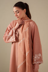 SAND CLAY -3PC (SHIRT, TROUSER & DUPATTA)
