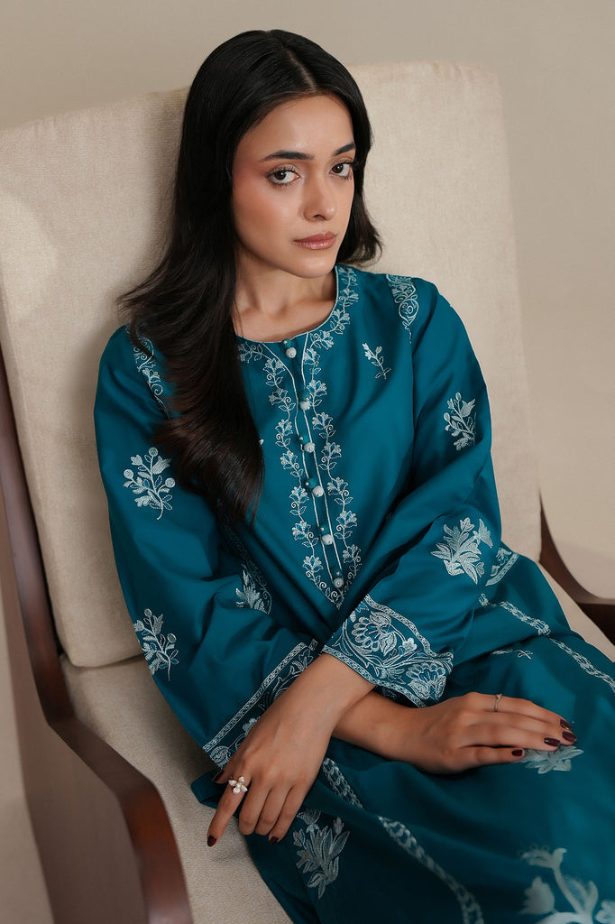 DEEP TEAL-2PC (SHIRT & TROUSER)