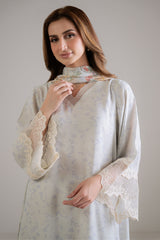 IVORY HUSH -3PC (SHIRT, TROUSER & DUPATTA)