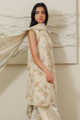 VINTAGE AURA-3 PIECE PRINTED LAWN SUIT