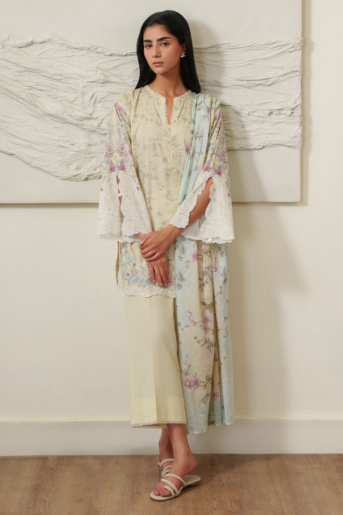 FLORAL DUSK-3 PIECE PRINTED LAWN SUIT