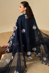 AZURE GRACE-3PC (SHIRT, TROUSER & DUPATTA)