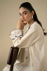 IVORY ESSENCE-2PC (SHIRT & TROUSER)