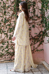 ORCHID FLARE-3PC EMBROIDERED LAWN SUIT
