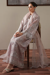 STARRY LILAC -3PC SILK EMBROIDERED SUIT