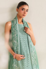 OCEAN ELEGANCE -3PC (SHIRT, TROUSER & DUPATTA)