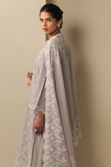 LAVENDER CLOUD-2PC (SHIRT & DUPATTA)