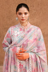 VELVET DUSK-3PC EMBROIDERED LAWN SUIT