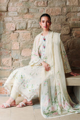 TROPIC MIST-3PC EMBROIDERED LAWN SUIT