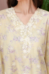 ORCHID FLARE-3PC EMBROIDERED LAWN SUIT