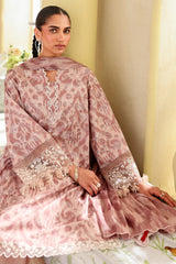 SUBTLE ROSE-3PC PRINTED LAWN SUIT
