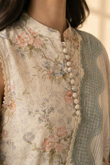 VINTAGE AURA-3 PIECE PRINTED LAWN SUIT