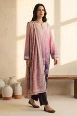 ORCHID BLUSH-3 PIECE PRINTED LAWN SUIT