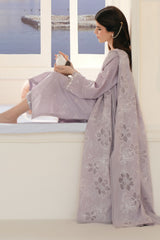 ORCHID PETAL-3PC EMBROIDERED LAWN SUIT