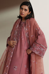 BLUSH TAPESTRY-3PC EMBROIDERED LAWN SUIT