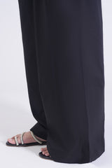 PLEATED FLARED PANTS-02