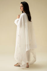 PEARL WHITE-2PC (SHIRT & DUPATTA)