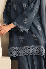 SAPPHIRE GRACE-3PC (SHIRT,TROUSER & DUPATTA)