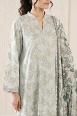 SERENE WHISPER-3 PIECE PRINTED LAWN SUIT