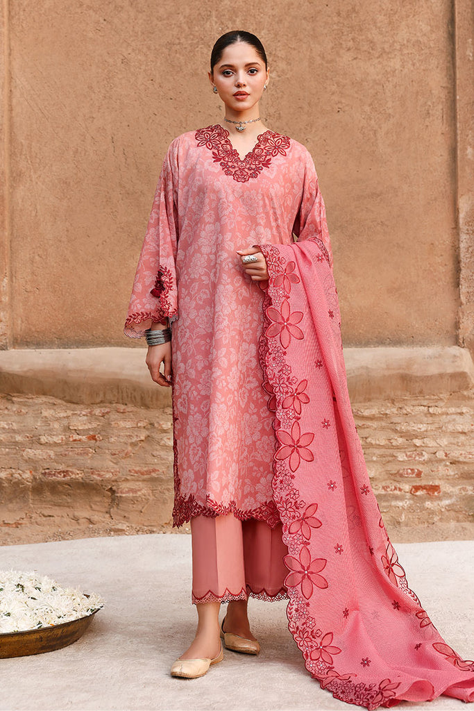 PEACH ATELIER-3PC PRINTED LAWN SUIT