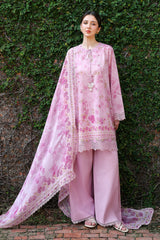 SPRING LILAC-3PC EMBROIDERED LAWN SUIT