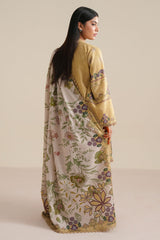 VINTAGE BLOOM-3PC KHADDAR PRINTED SUIT