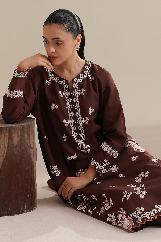DARK TRUFFLE-2PC (SHIRT & TROUSER)
