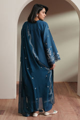 SAPPHIRE GARDEN-3PC (SHIRT, TROUSER & DUPATTA)
