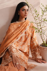SUN GLOW-3PC (SHIRT, TROUSER & DUPATTA)