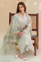 ARCTIC ICE-3PC CHIKANKARI SUIT