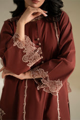 MUSKY FOREST-3PC (SHIRT, TROUSER & DUPATTA)