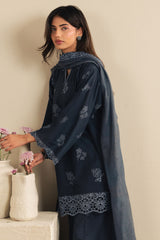 SAPPHIRE GRACE-3PC (SHIRT,TROUSER & DUPATTA)