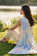 LEMON BLOSSOM-3 PIECE PRINTED LAWN SUIT