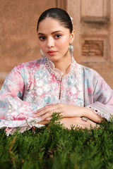 VELVET DUSK-3PC EMBROIDERED LAWN SUIT