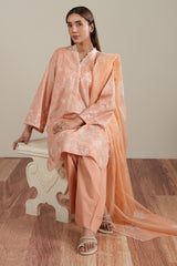 FLORAI CANVAS-2PC (SHIRT & DUPATTA)