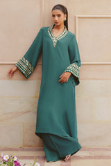 EMERALD ENCHANTMENT-2 PC (SHIRT & TROUSER)