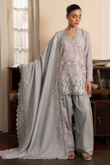 FLORAL SYMPHONY-3PC EMBROIDERED SUIT