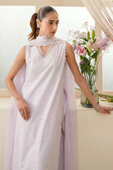 BLUSH BREEZE-3PC CHIKANKARI SUIT